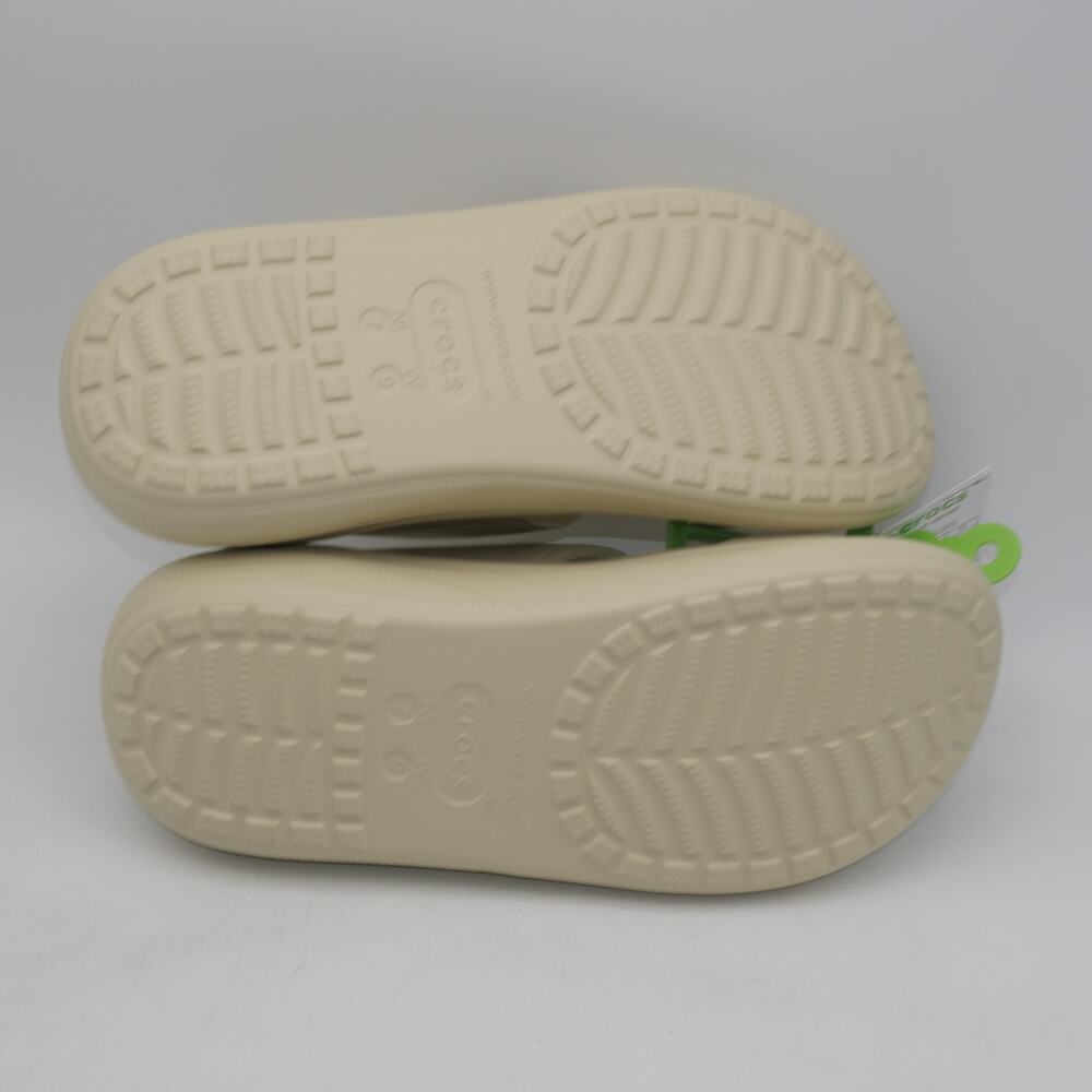 New Crocs Crush Platform Sandals  Women's 9 Men's 7  Bone Cream Beige - Picture 6 of 9